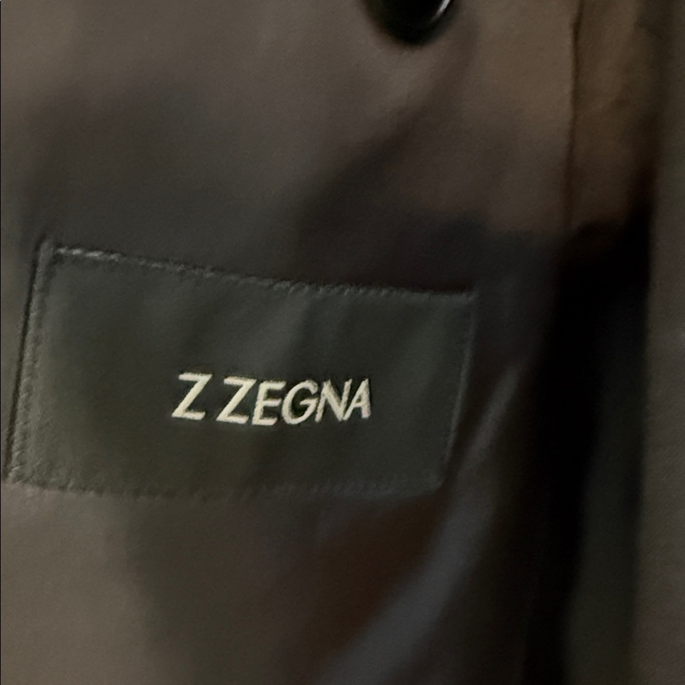 ermenegildo Zegna Dark Gray Plaid Men's Suit